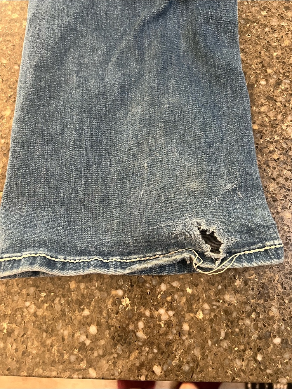 Miss Me Light Blue Mid Rise Bootcut Jeans with Embroidered Feather Back Pockets - Picture 10 of 10